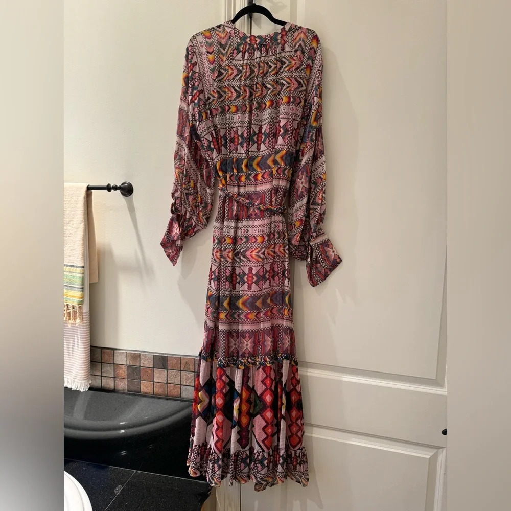 FARM Rio Multicolor Geometric Maxi Dress - Picture 4 of 7